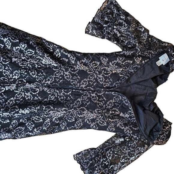 The Vampire’s Wife x H&M Black Silver Lace Dress - Picture 6 of 12